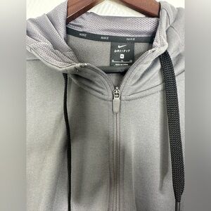 Men’s Nike Dri Fit Long Sleeve Hoodie Sweatshirt Size XL Gray